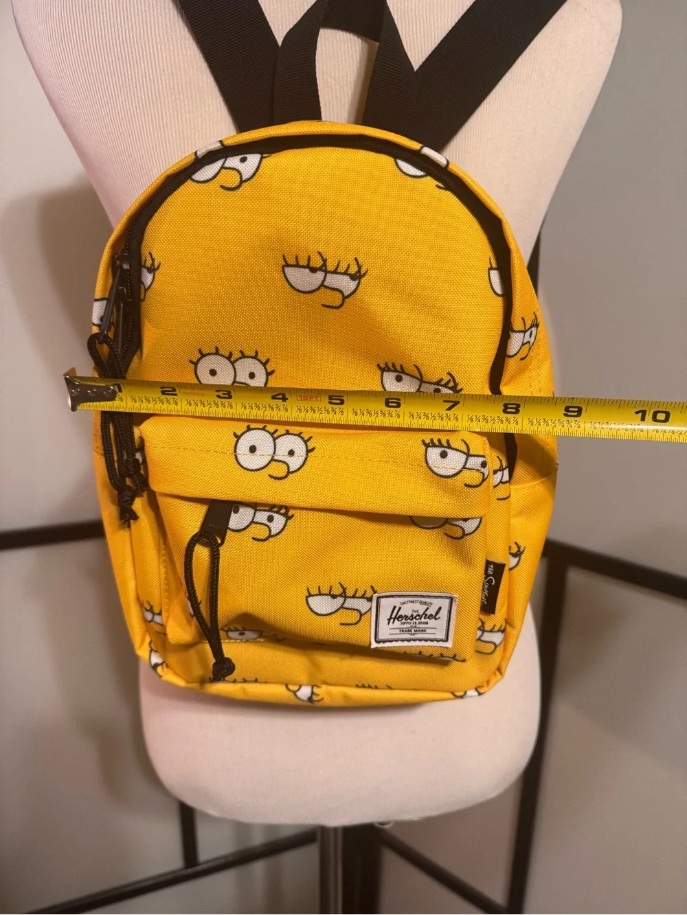 Herschel x The Simpsons Classic Lisa Simpson Yellow Mini Backpack - Never used.